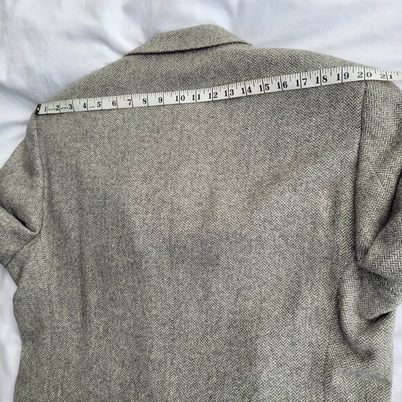 Today's Man Camel Hair Sports Coat Blazer Herringbone 2 Button Lined Pockets - Picture 12 of 16